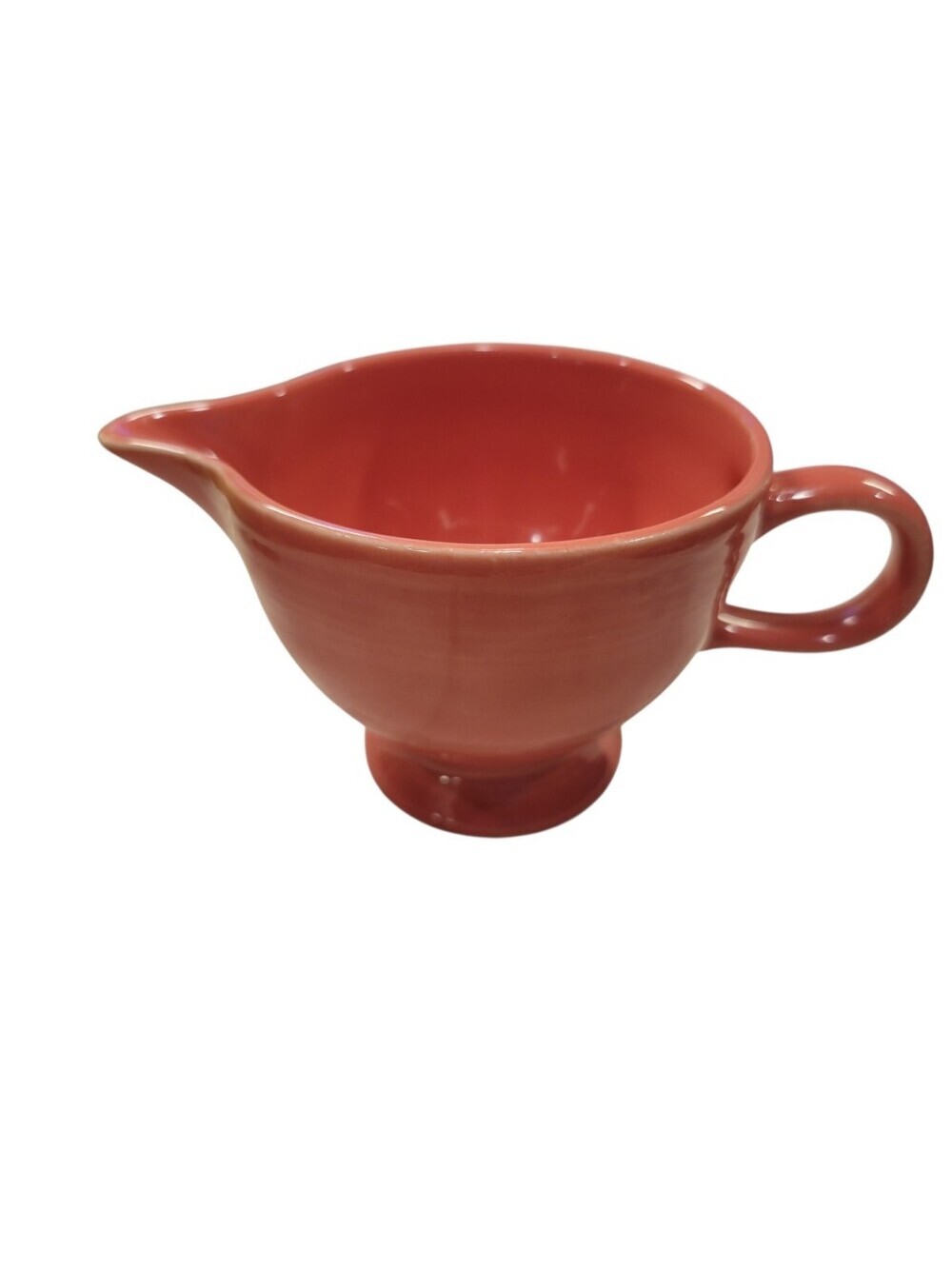 Fiesta® Ware Flamingo Individual Creamer | Retired Color | Homer Laughlin